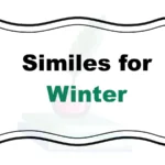 Similes for Winter