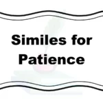 Similes for Patience