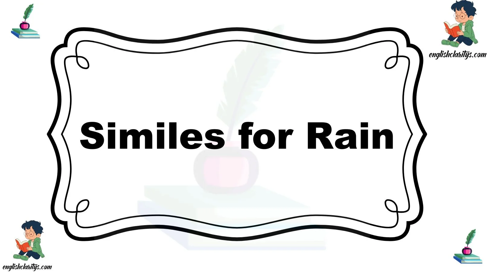 Similes for Rain