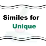 Similes for Unique