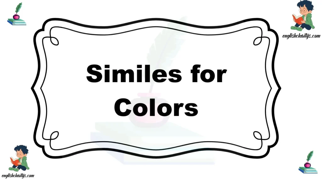 Similes for Colors